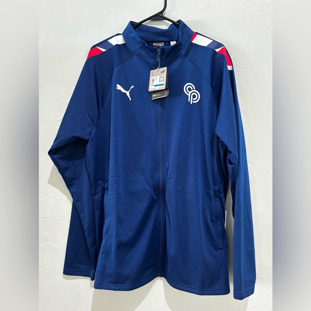 Christian Pulisic Soccer Jacket Blue Red White XL #10 International Club DryCell